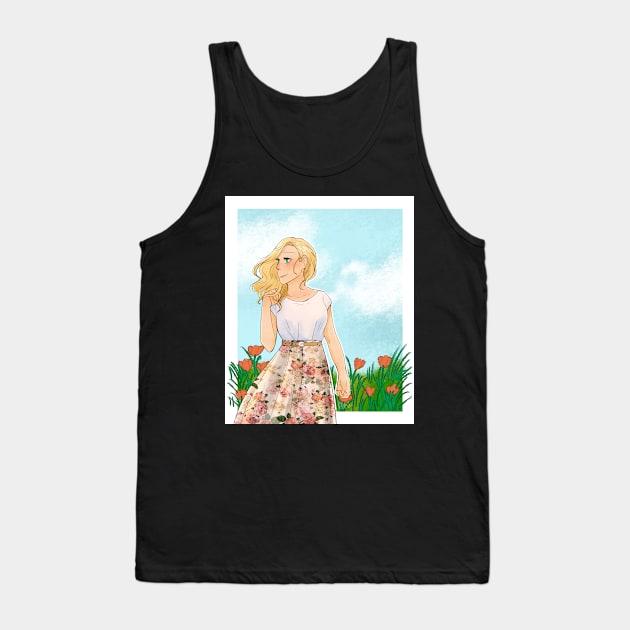 Nyo Netherlands Doodle Tank Top by AmeAki